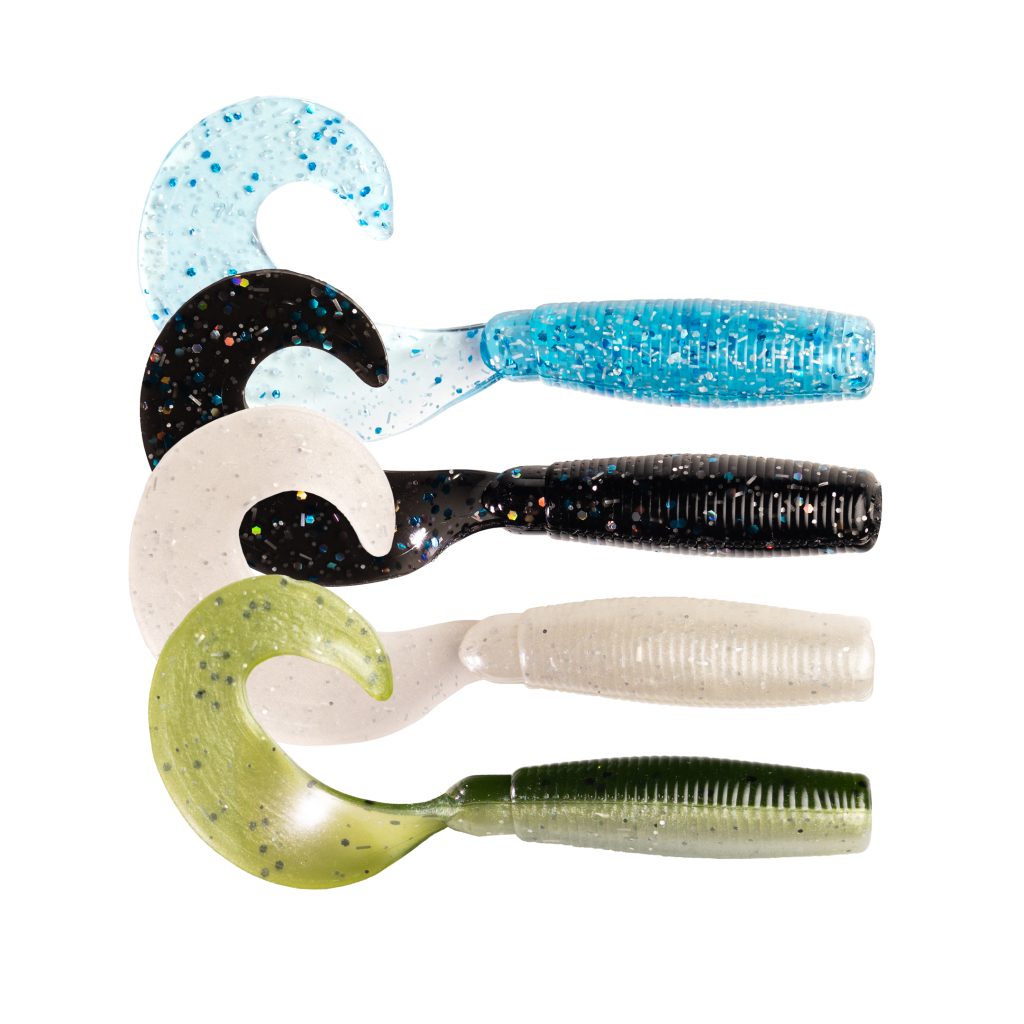 4 Curly Tail Grub Assorted