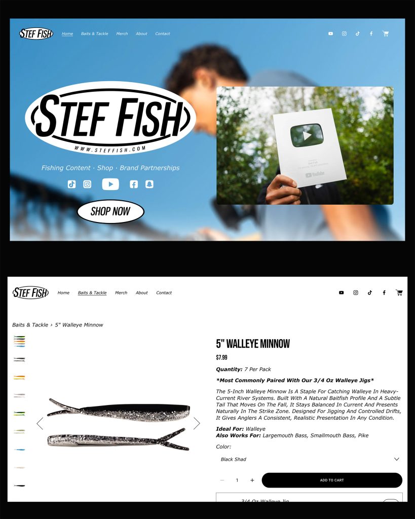 Stef Fish Creator Website
