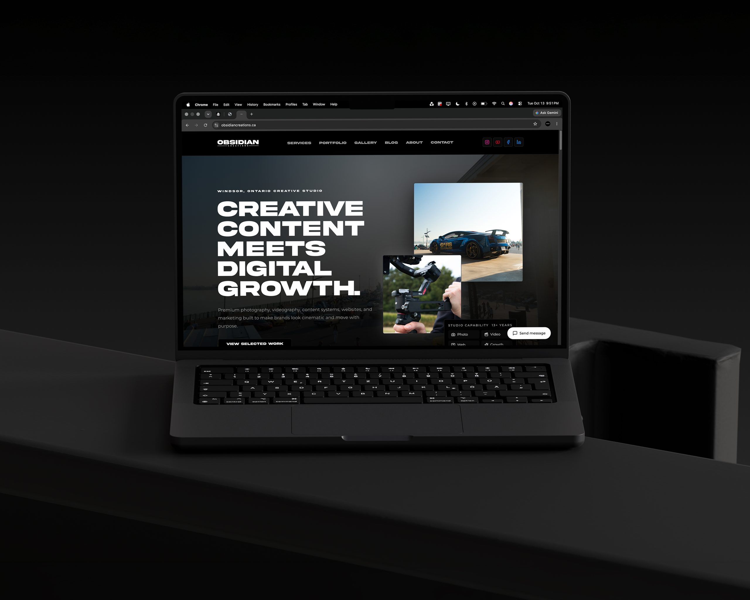 Better Design. Smarter Development. Higher Standards. Introducing the New Obsidian Creations Website