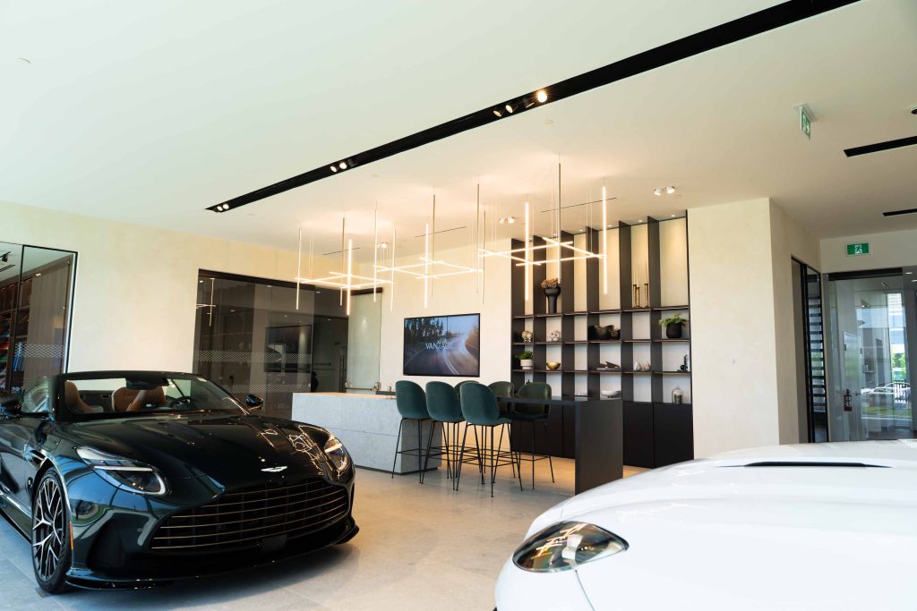 Aston Martin Luxury Dealership Grand Opening