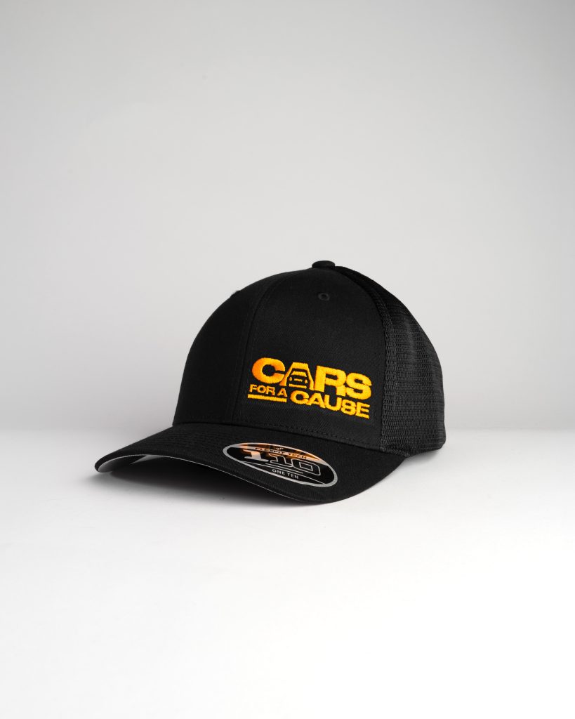 Hat – Black (Orange Logo)
