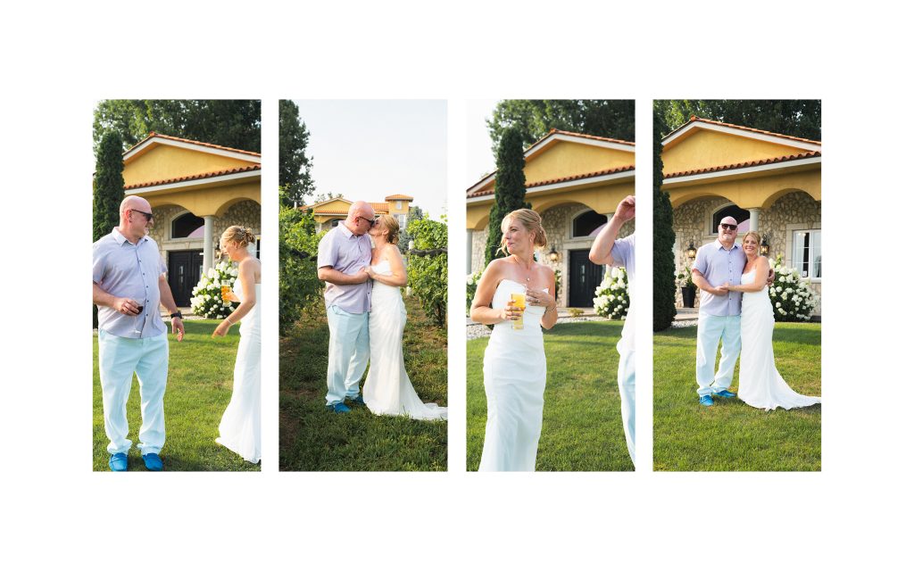 Jay & Laura Wedding Photography Photo Collage Hor
